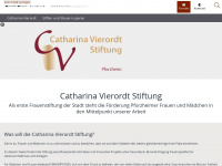 catharina-vierordt-stiftung.de Webseite Vorschau