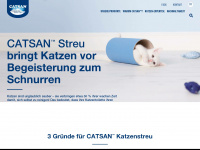 catsan.ch Webseite Vorschau