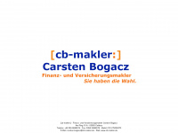 cb-makler.de Webseite Vorschau