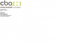 cba-architektur.de Webseite Vorschau