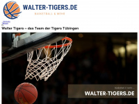 walter-tigers.de Webseite Vorschau