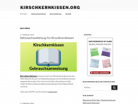 kirschkernkissen.org Webseite Vorschau