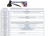 internet-auction.info Webseite Vorschau