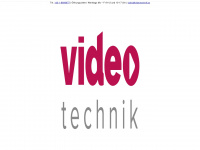videotechnik.at Webseite Vorschau