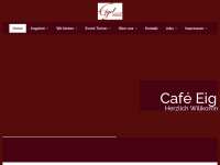 cafe-eigel.de Webseite Vorschau