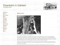 eisenbahn-in-dalheim.de Webseite Vorschau