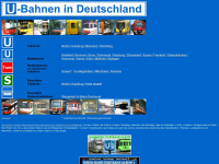 u-bahnen-in-deutschland.de Webseite Vorschau