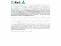 cc-bankag.de Webseite Vorschau
