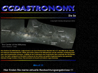 ccdastronomy.de Webseite Vorschau
