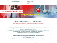 cci-congresse.at Webseite Vorschau