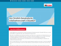 cda-duesseldorf.de Webseite Vorschau