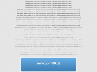 cdcm06.de Webseite Vorschau