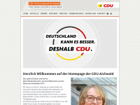 cdu-aichwald.de Webseite Vorschau
