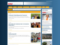 cdu-bad-kreuznach.de Webseite Vorschau