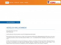 cdu-bad-hersfeld.de Webseite Vorschau