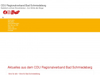 cdu-bad-schmiedeberg.de Webseite Vorschau