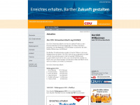 cdu-barth.de Webseite Vorschau