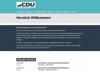 cdu-birenbach.de Webseite Vorschau