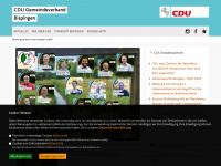 cdu-bispingen.de Webseite Vorschau