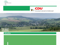 cdu-crottendorf.de Webseite Vorschau