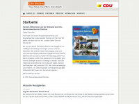cdu-deizisau.de Webseite Vorschau