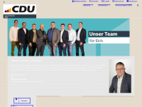 cdu-eich.de Webseite Vorschau