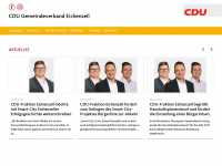cdu-eichenzell.de Webseite Vorschau