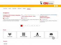 cdu-eslohe.de Webseite Vorschau