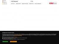 cdu-ffm-westend.de Webseite Vorschau