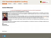 cdu-fraktion-leonberg.de Webseite Vorschau