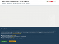 cdu-fraktion-lichtenberg.de Webseite Vorschau