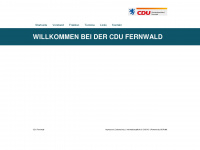 cdu-fernwald.de Webseite Vorschau