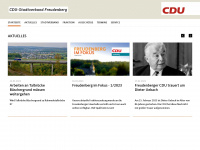 cdu-freudenberg.de Webseite Vorschau