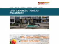 cdu-fuldabrueck.de Webseite Vorschau