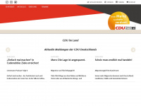 cdu-hartenberg-muenchfeld.de Webseite Vorschau