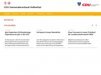 cdu-hellenthal.de Webseite Vorschau
