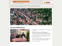 cdu-herbolzheim.de Webseite Vorschau