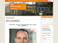 cdu-hochspeyer.de Webseite Vorschau