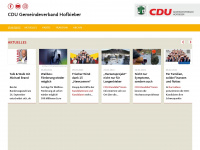 cdu-hofbieber.de Webseite Vorschau