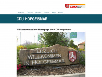 cdu-hofgeismar.de Webseite Vorschau