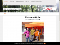 cdu-holle.de Webseite Vorschau