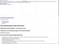 cdu-idar-oberstein.de Webseite Vorschau