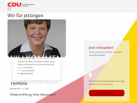 cdu-jettingen.de Webseite Vorschau