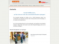 cdu-ispringen.de Webseite Vorschau