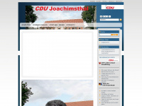 cdu-joachimsthal.de Webseite Vorschau