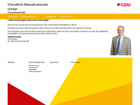 cdu-kell.de Webseite Vorschau