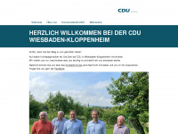cdu-kloppenheim.de Webseite Vorschau