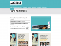 cdu-knittlingen.de Webseite Vorschau