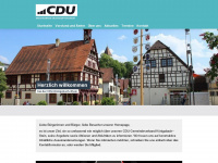 cdu-koenigsbach-stein.de Webseite Vorschau