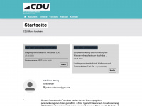 cdu-kostheim.de Webseite Vorschau